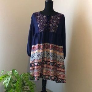 FREE when bundled! Embroidered Southwestern Dress!